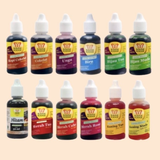 

koepoe-koepoe pewarna makanan 30ml