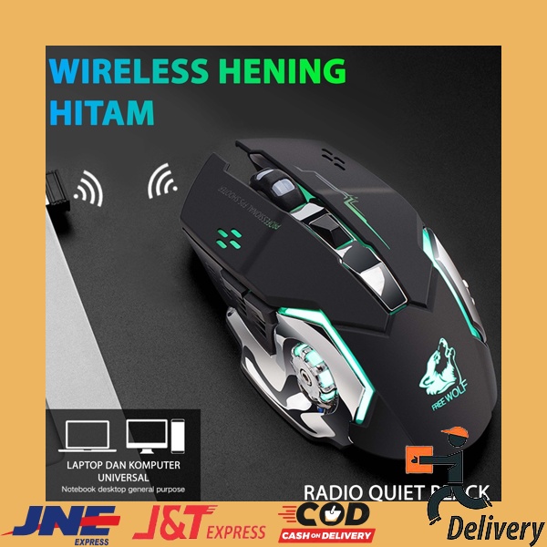 Mouse Nirkabel Bluetooth Mouse Gowy|Mouse Gaming