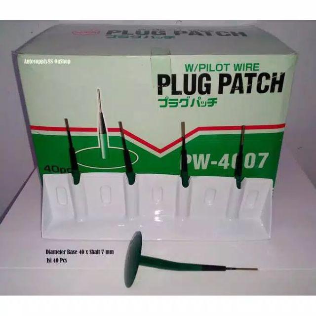 Msk2 Karet Tambal Ban Payung Maruni- Plug Patch Pw-4007 40mmx7mm - 4pcs Lsk2