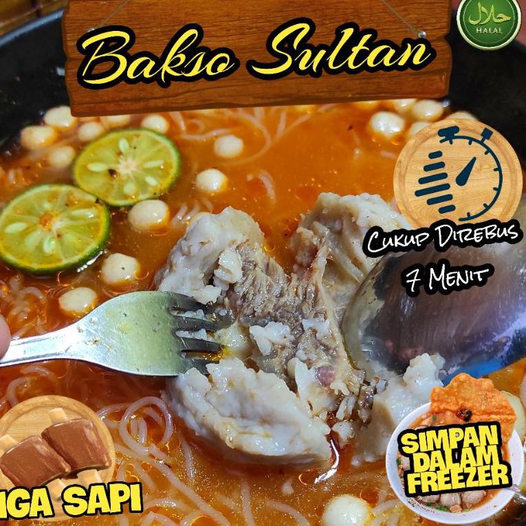 

(PROMO PFJ38) Bakso sultan isi iga sapi ✩