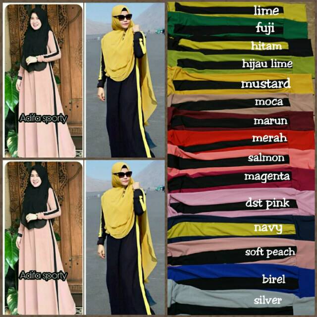 ADIFA SPORTY/gamis sporty
