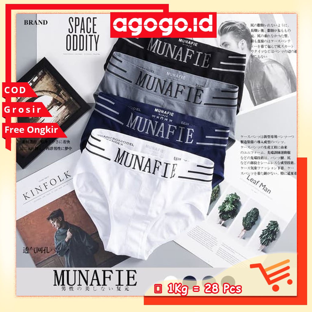 AGG-59 Celana dalam Munafie Pria / Munafie Underwear Men Impor (TANPA KANTONG)