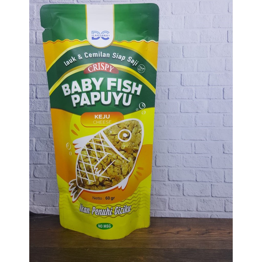 

crispy ikan rasa keju / cemilan / baby fish papuyu