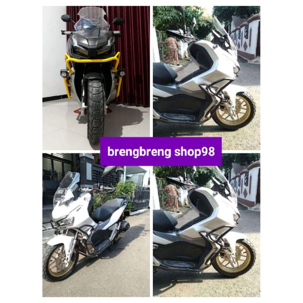 Crashbar Tubular Honda ADV 150 full adventure Model Brixton Brixxton