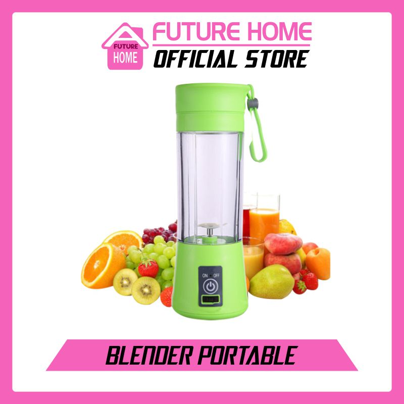 PORTABLE JUICER BLENDER ( 4 mata pisau ) - BLENDER CHARGE JUICE SERBAGUNA