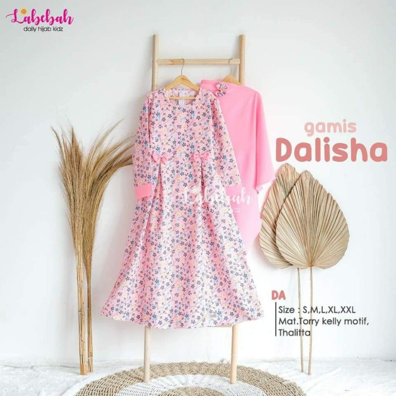 gamis anak pink