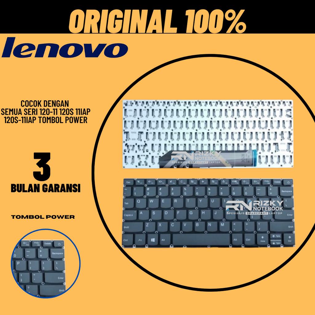 [BISA COD] KEYBOARD LENOVO 120-11 120S 11IAP 120S-11IAP Tombol power