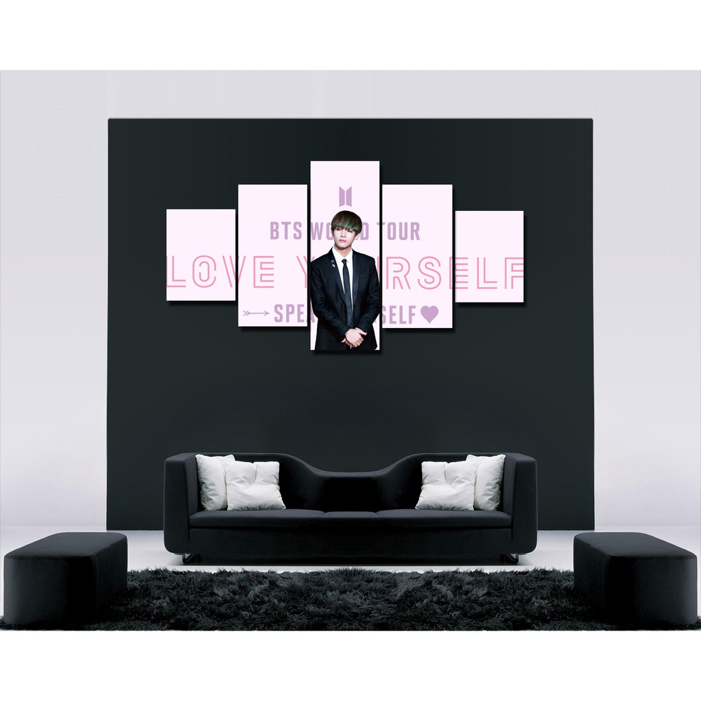 Hiasan Dinding 1 Set Korea BTS V Special Edition pusatmode1234