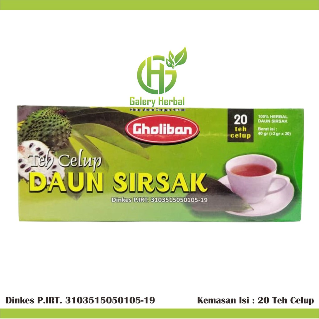 

TEH CELUP DAUN SIRSAK GHOLIBAN | TEH DAUN SIRSAK ASLI | TEH SIRSAK JAMINAN 100% ORIGINAL