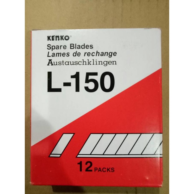 

Menakjubkan Mata Pisau Cutter Kenko Besar L 150 1 Kotak Isi 12 Pc Hemat