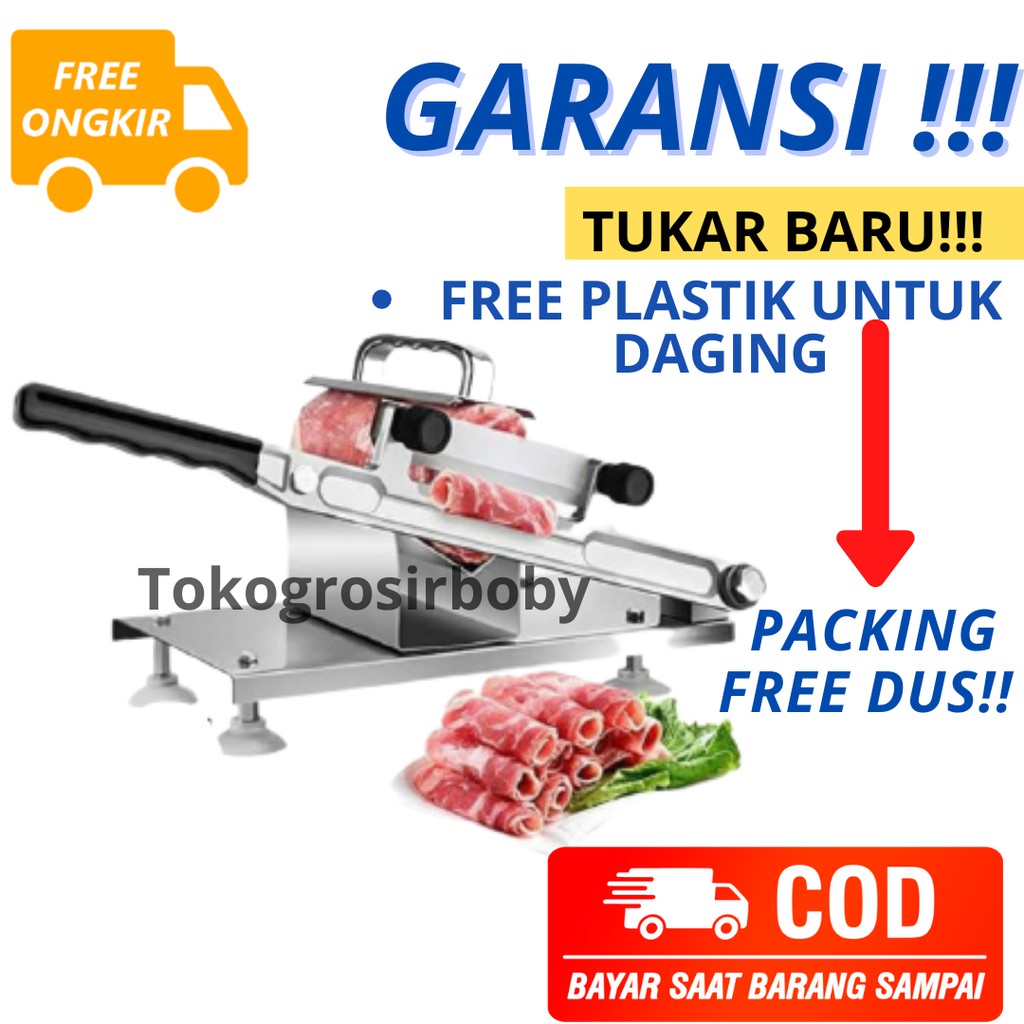 Alat Pemotong Daging Tipis Slice Pemotong Buah Sayur Stainless Steel ...