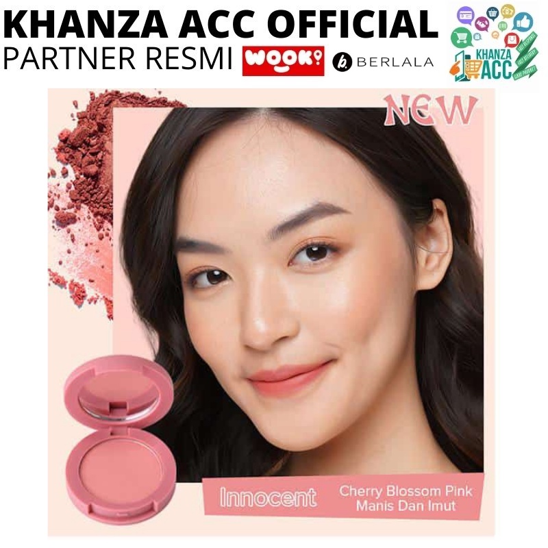 KHANZAACC BERLALA Color Breeze Blush Pigmented Kosmetik Wajah