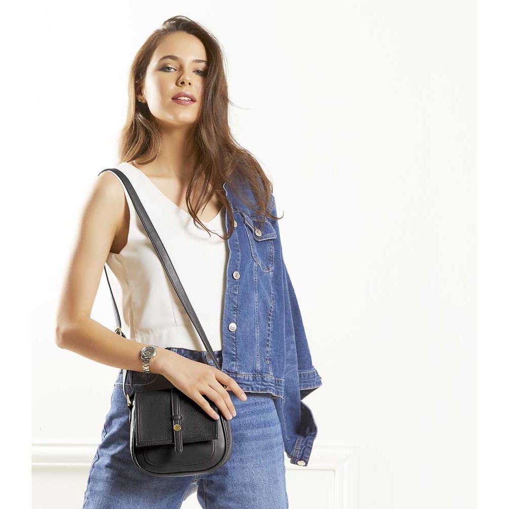 Tas Argani T5997B5 Tas Hitam Selempang Wanita Original Sophie Martin