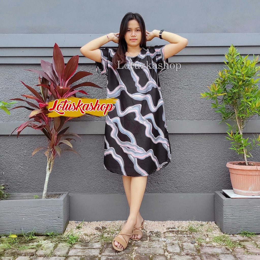 Daster Bali Daisy-Vanesa Hitam