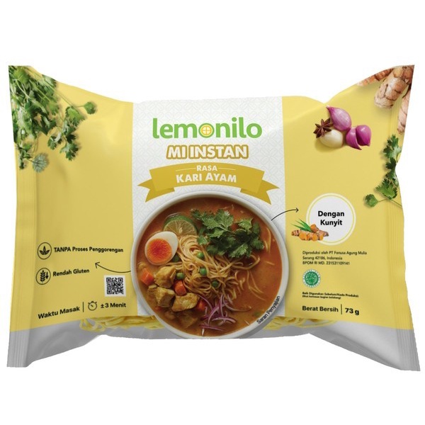 

Lemonilo Kari Ayam 73gr/Mie Instan Rebus/Makanan Instan