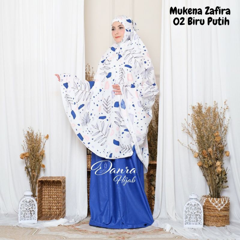 MUKENA KATUN JUMBO RENDA ZAFIRA 02 BY DANRA HIJAB