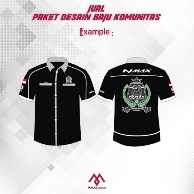 Desain Baju Komunitas Kaos Organisasi Shopee Indonesia