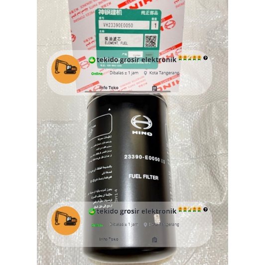 HINO 23390-E0050 FUEL FILTER 23390E0050 23390 E0050