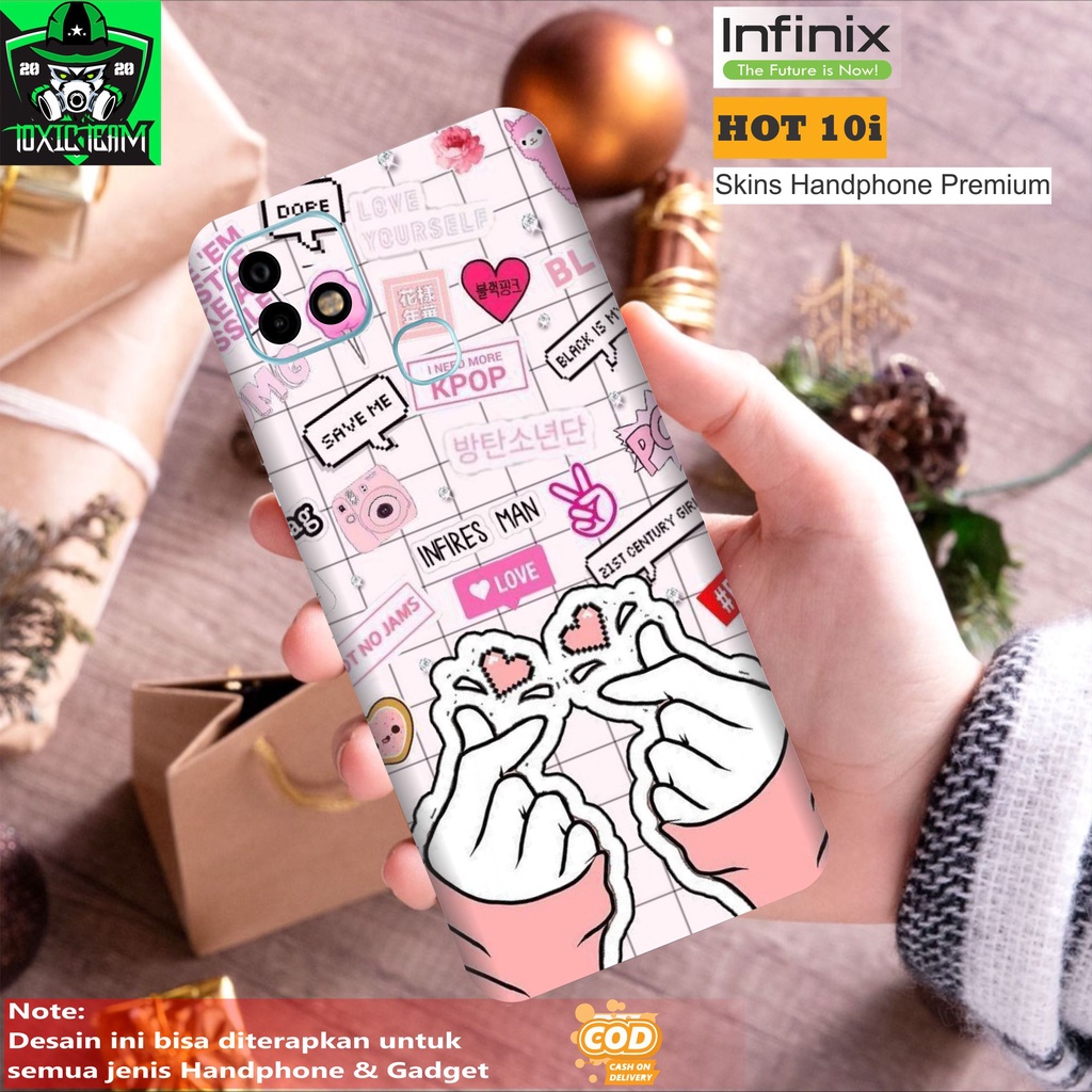 GARSKIN HANDPHONE INFINIX HOT 10 I LOVE