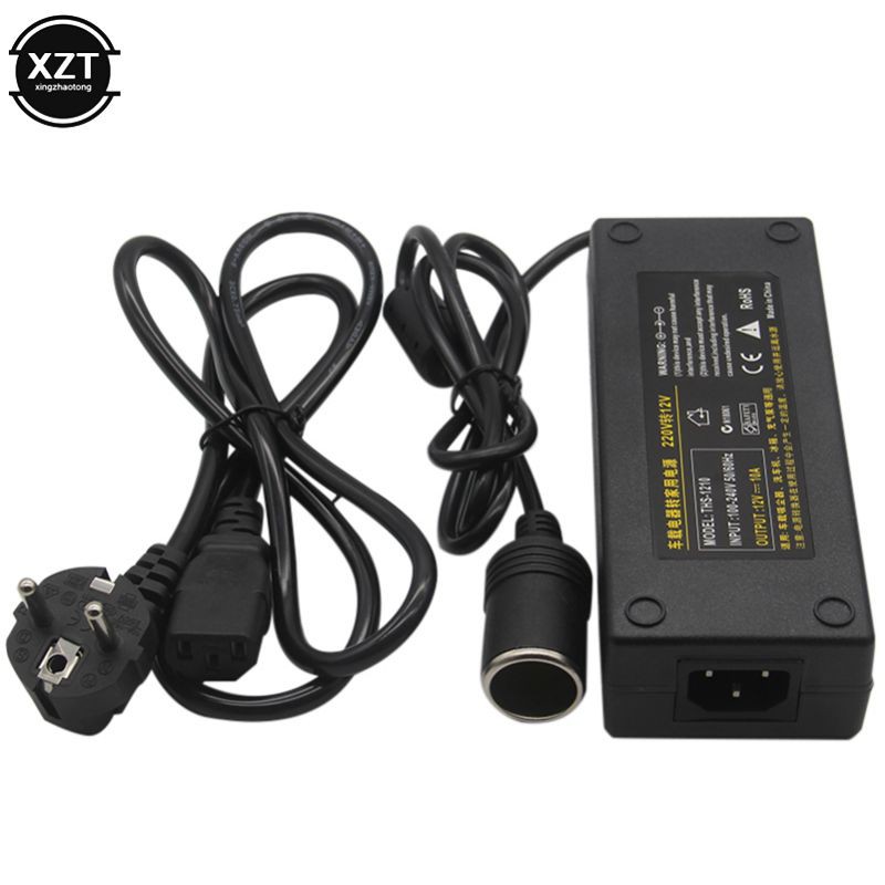 Power Supply Mobil Adaptor 10A 120Watt Car Charger Konverter Kompresor Mini Kulkas Mini Vaccum Mobil