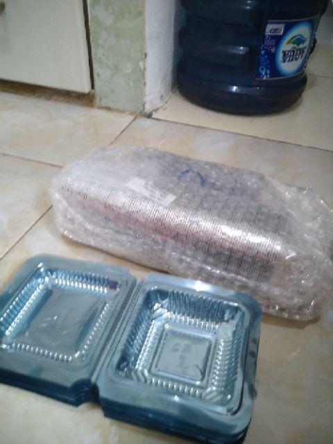 Plastik Mika Kue Mika Kotak Kecil 5x 50pcs