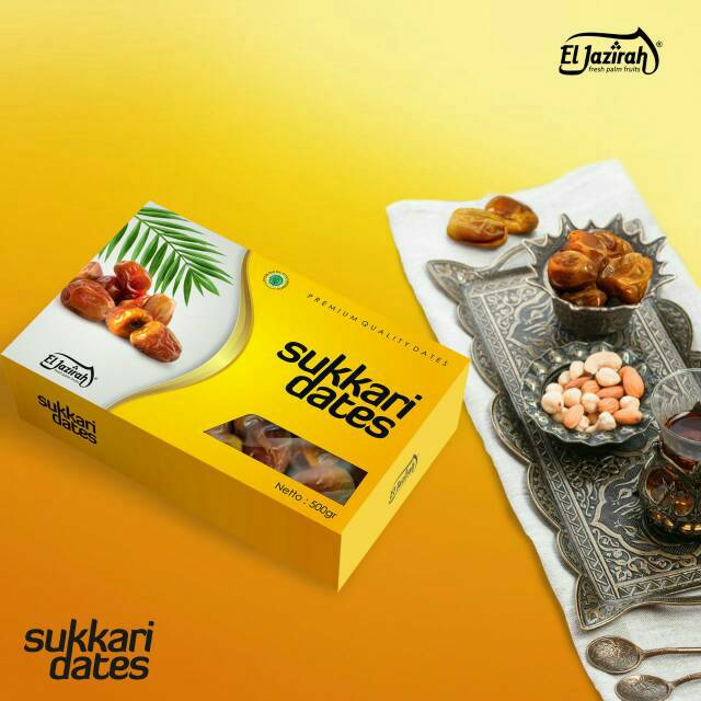 

Kurma Sukari El jazirah 500gr