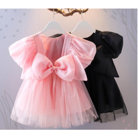 0-3th 2022 Dress Anak import LITTLE DRESS GAUN KOREA - Baju Baby Bayi Anak Gaun Tile Tulle Pesta Ele
