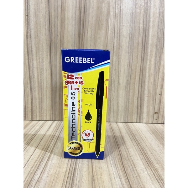 

Pen Greebel Black (Isi 12pcs + 1pcs) / Pulpen Murah/Pulpen Hitam/Pulpen Biru/Pulpen Merah/ATK Murah/ATK sekolah
