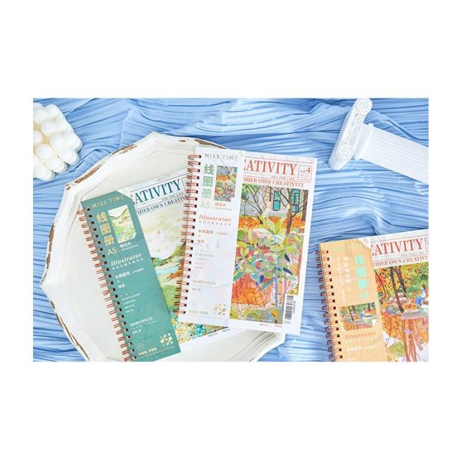 

Midsummer Story Spiral Ruled Notebook A5