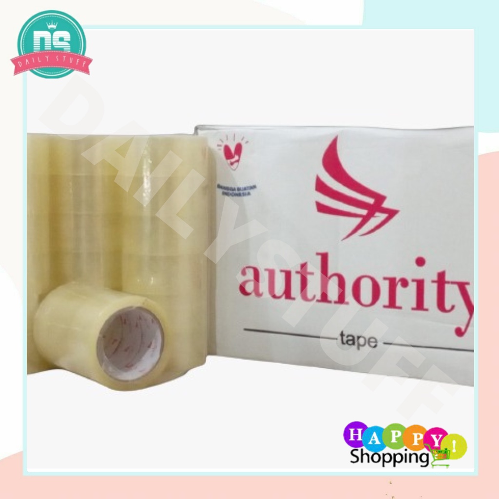 DS Lakban Bening 45 MM x 90 Yard Authority Murah