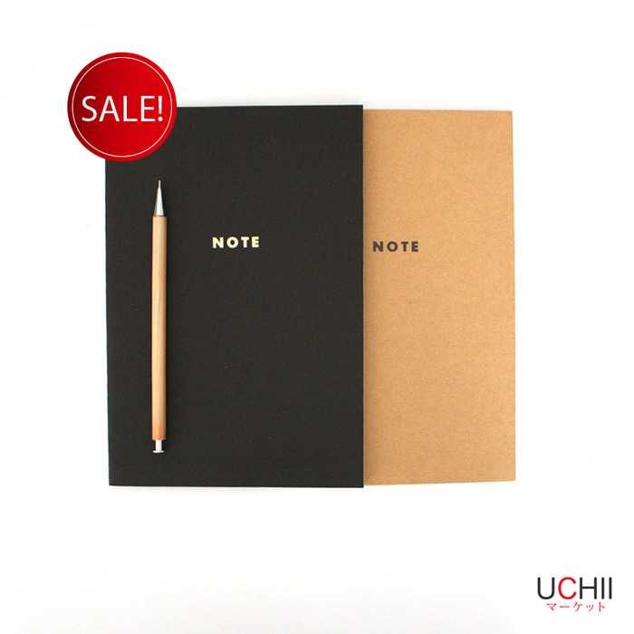 

S3909 UCHII BACK 2 SCHOOL SET Note Package A5 Book Wooden Mechanic Pencil