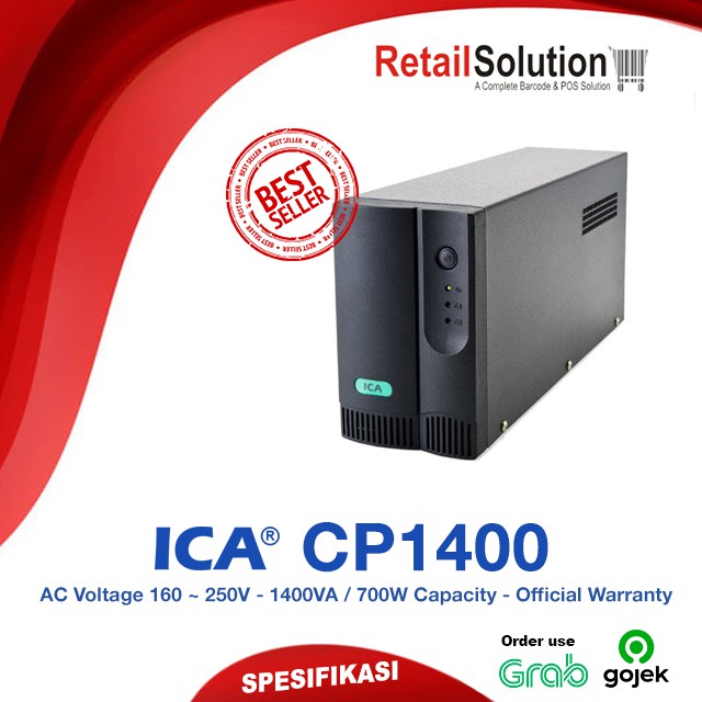 UPS 1400VA 700W - ICA CP1400 / CP-1400 / CP 1400
