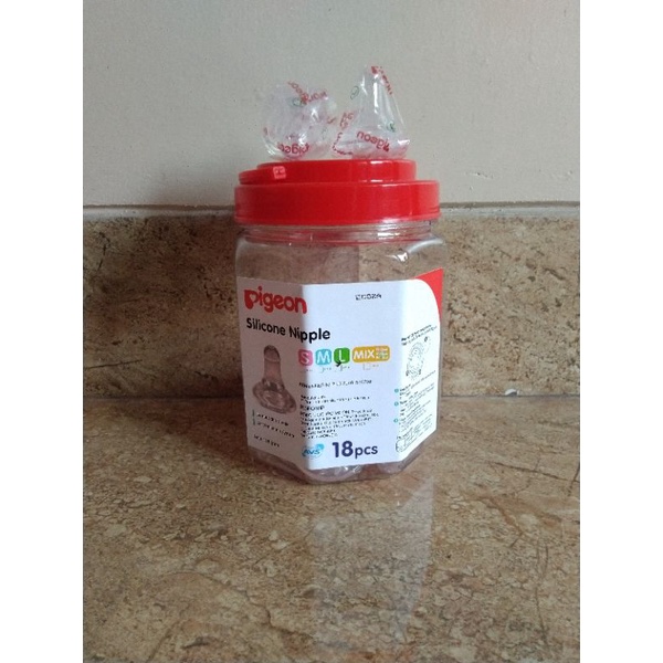 Dot Pigeon Silicone Nipple Satuan S/M/L - Dot Bayi Pigeon-L