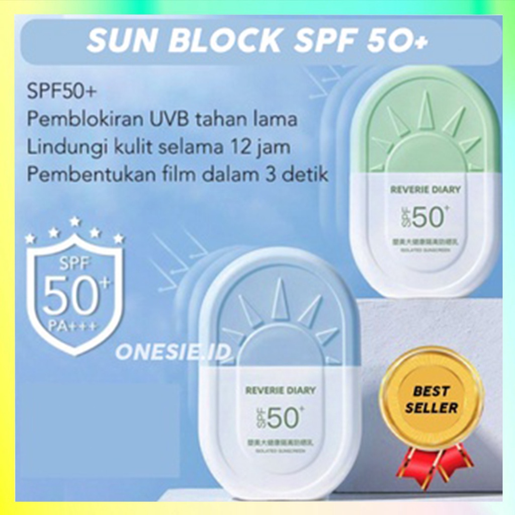 REVERIE DIARY Sunscreen SPF 50 PA+ Skincare Sun block 50ml UV Shield Essential XX064