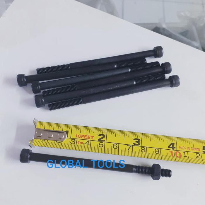 Cuci gudang  baut L baja m6 x 100 kunci L5 baut 12.9 baut 10 panjang baut 10 baja Tools Baut