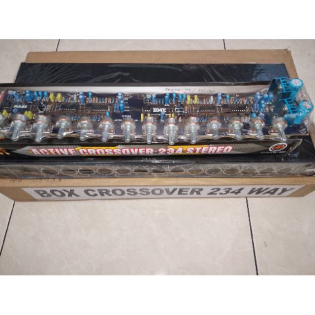 Kit active crossover 234 sterro plus BOX active crossover 234 stereo