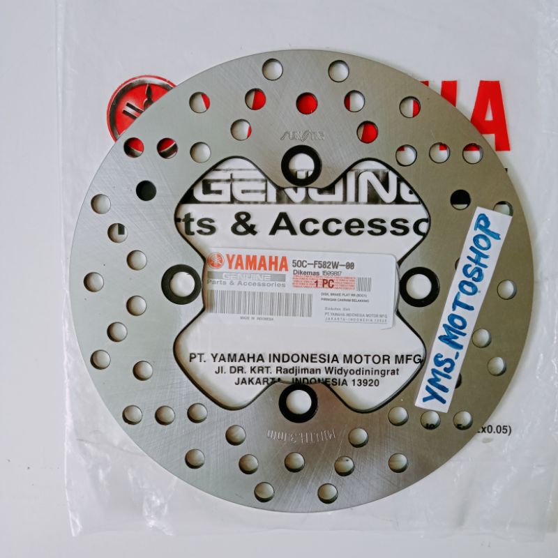 piringan cakram belakang Yamaha Jupiter MX 135 new ori (5oc)