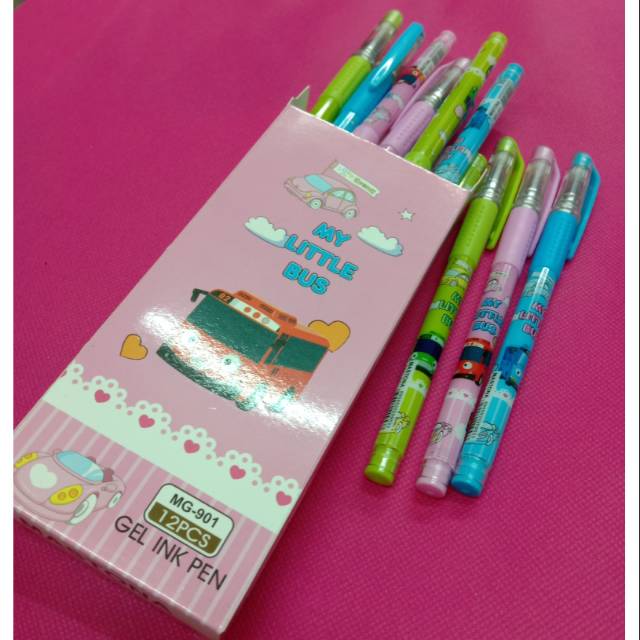 

PULPEN GEL MOTIF TAYO ISI 12 PCS ( 0,5 mm )