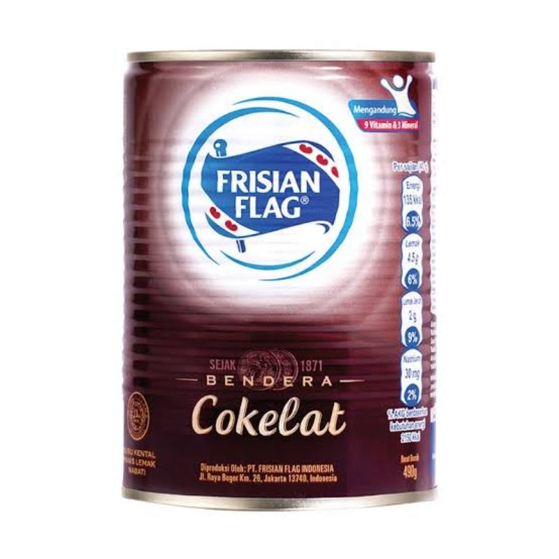 

SUSU KENTAL MANIS LEMAK NABATI FRISIAN FLAG BENDERA COKELAT