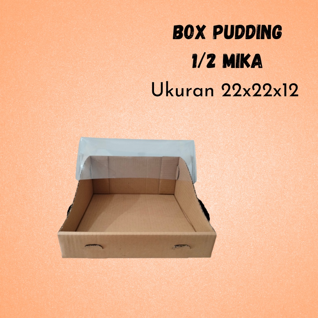 

box pudding/box kue 1/2 mika