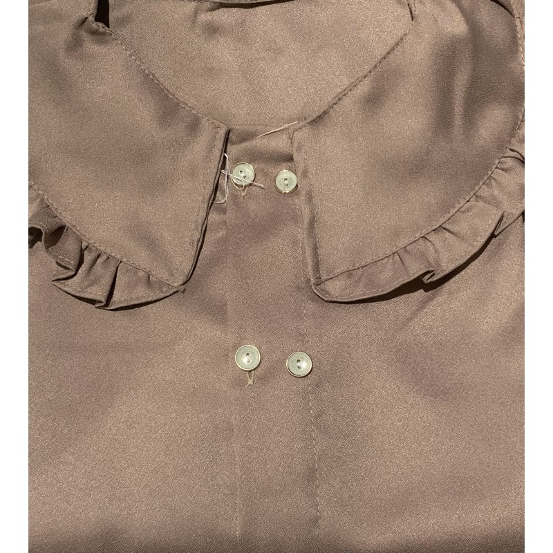 1 KG 6 PCS | DELONIX TOP / ATASAN WANITA / PUFF LENGAN BALON KERUT / KEMEJA WANITA / FASHION MURAH-DELONIX TOP MILO