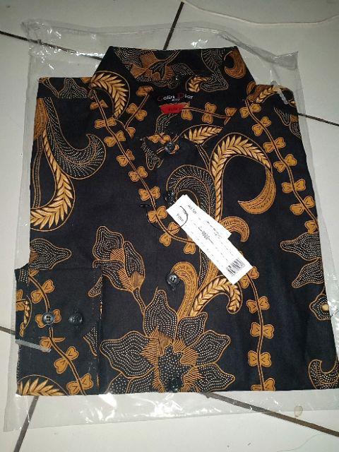 Odza Kemeja Batik Solo Pekalongan Slimfit Lengan Panjang Pria Modern Didimus