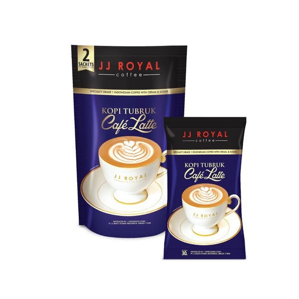 

JJ ROYAL Kopi Tubruk Cafe Latte 2s x 30gr