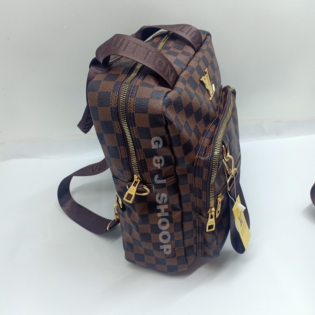 Rangsel LV / Tas Rangsel Wanita / Rangsel Wanita Full Hembos (kantong lisban)