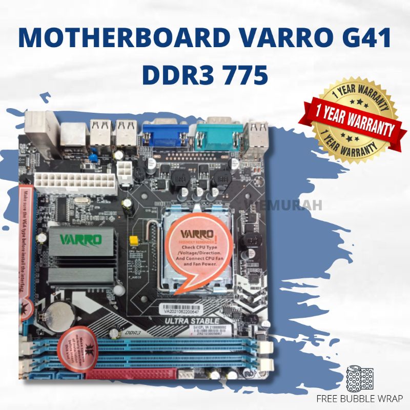 Mainboard G41 Varro Socket 775 DDR3 - MOBO Komputer