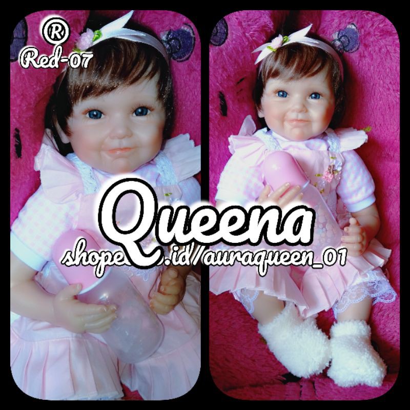 Reborn doll baby girls soft silicone vinyl / boneka reborn / boneka susan import /boneka bayi