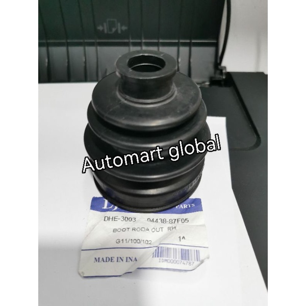 karet boot as roda cv joint luar charade g10 g11 charade g100 g102 RH