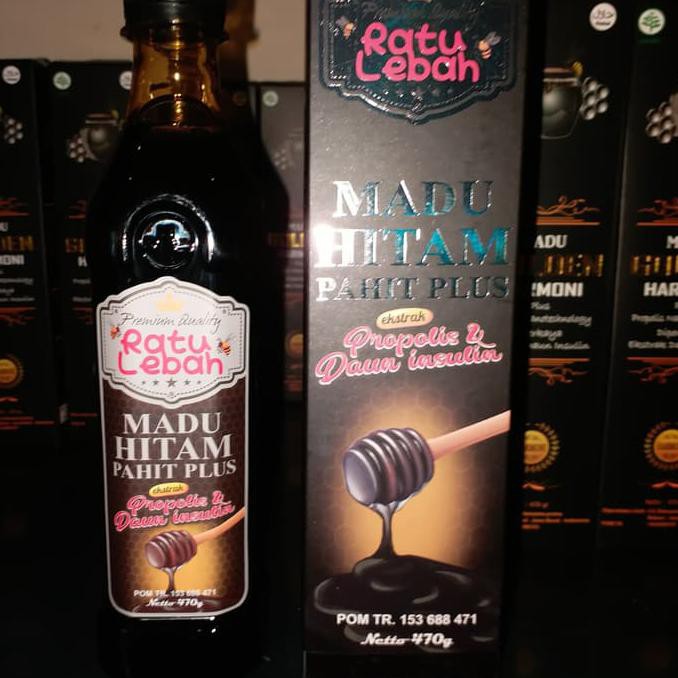 Madu Hitam Propolis Ratu Lebah ... original