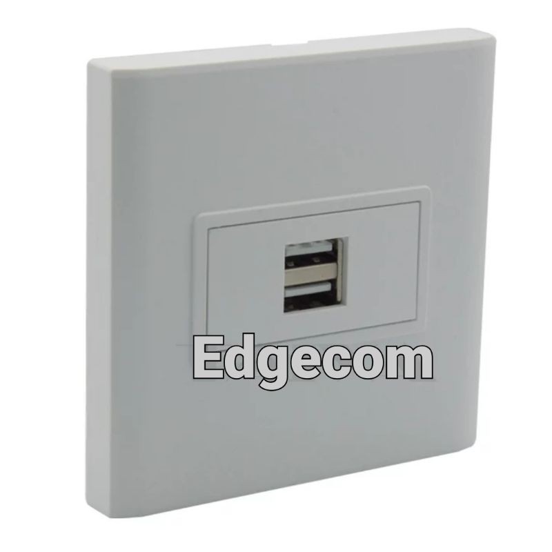 Faceplate USB Charger 2 Port