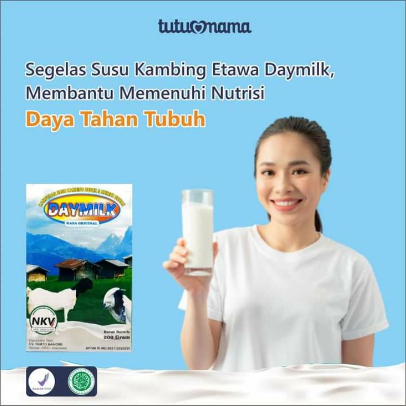 

Susu Kambing Etawa Bubuk DAYMILK Original & Susu Kambing Etawa Gomars